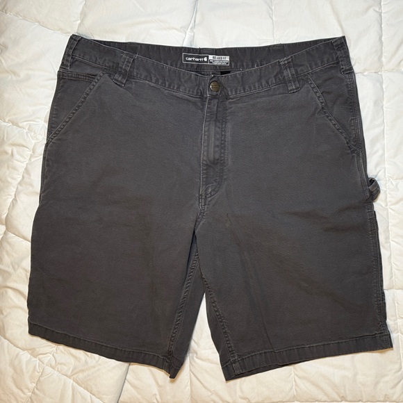Carhartt Dark Gray Relaxed Fit Work Shorts - Picture 1 of 6